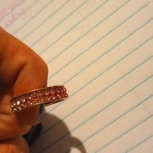 Pink n diamond ring